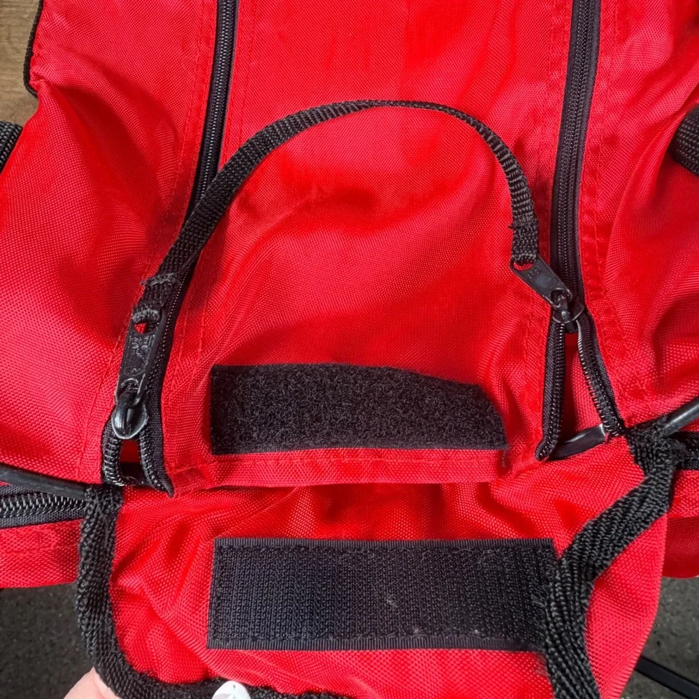 Vintage Augusta Sportswear AMSC American Miniature Schnauzer Club Duffle Bag Red